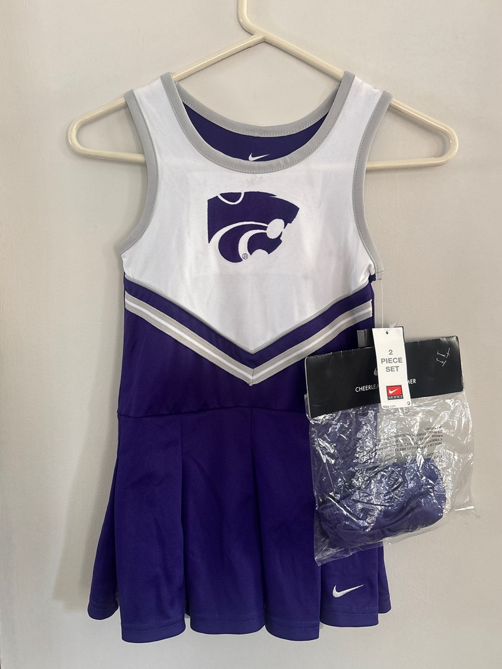 Nike Kansas State Wildcats Third Street Cheerleader 2-Piece Outfit Size 5T